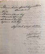 3. Signature of Sobachande Sauchande. Request to the governor and captain-general of Mozambique, for a passport to Quelimane. Arquivo Histórico Ultramarino, Conselho Ultramarino, Moçambique, Caixa 132, Doc. nº 85, 1810.